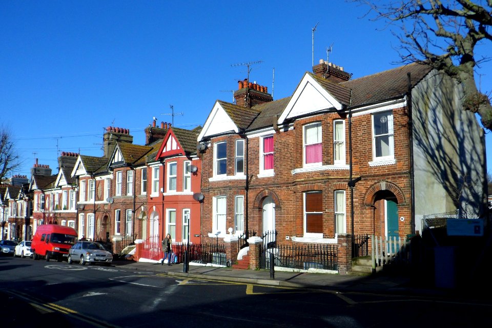 Housing at Hartington Road, Brighton (January 2014)