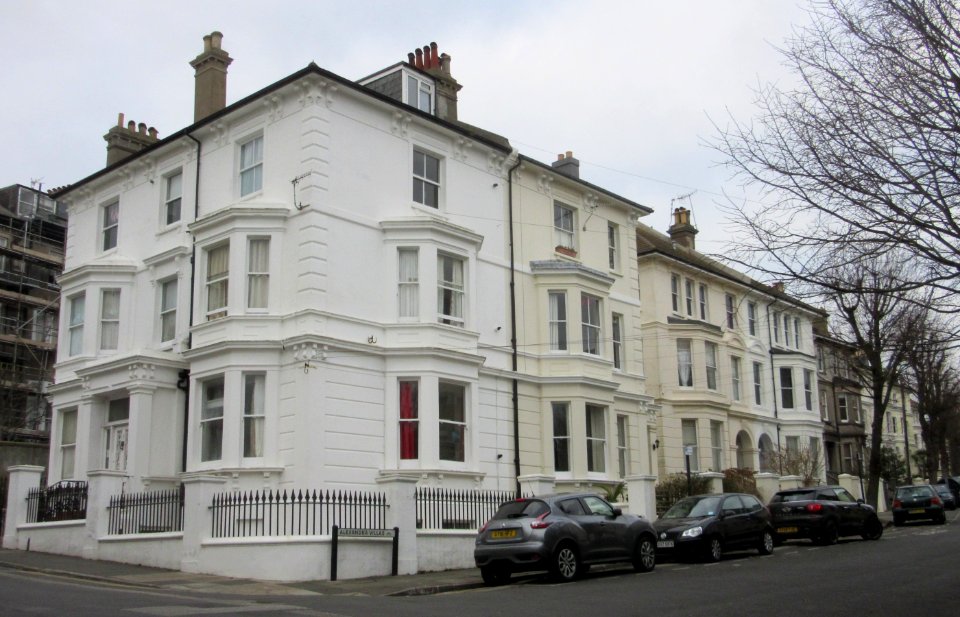 Housing at Alexandra Villas, West Hill, Brighton (December 2016)