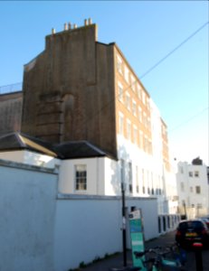 Housing at Rock Street (rear of Sussex Square), Kemp Town, Brighton (September 2018)