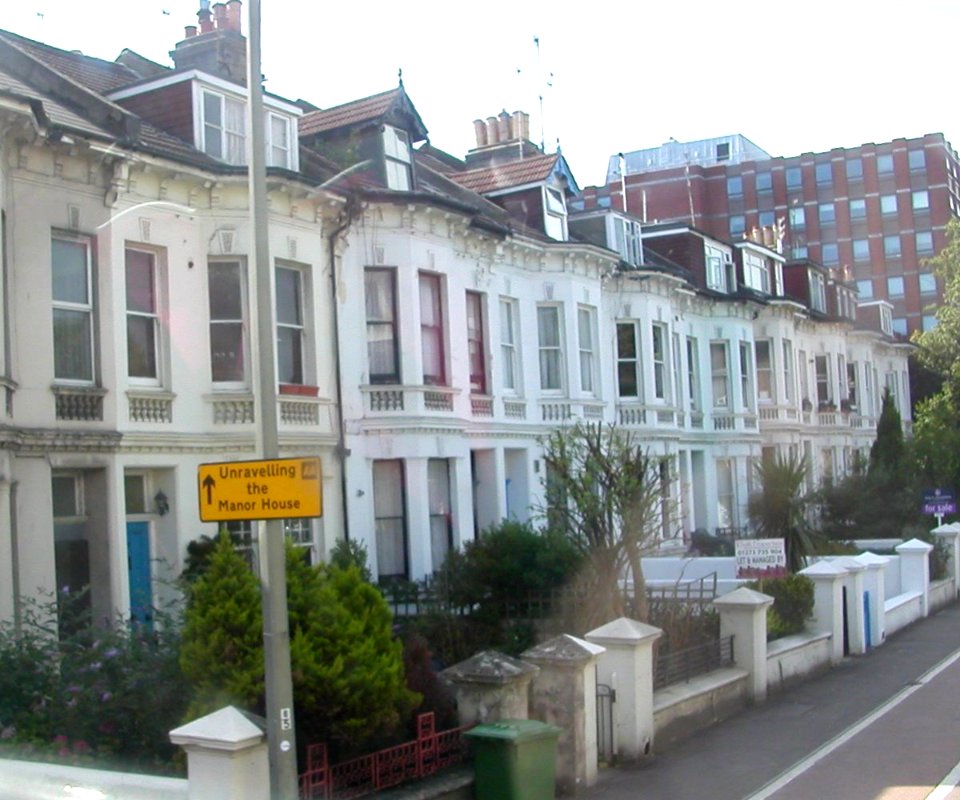 Houses on West Side of Preston Road, Brighton (August 2010)