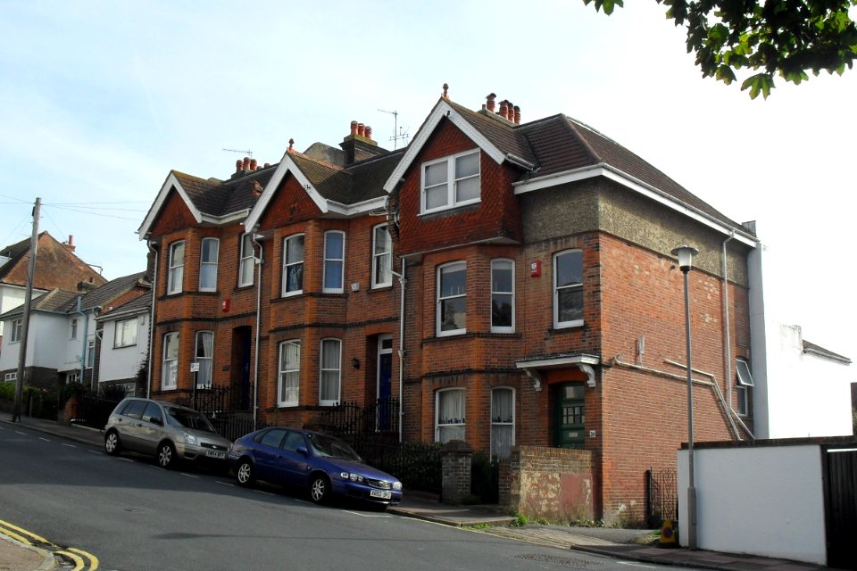 Houses at Walpole Road, Brighton (September 2010)