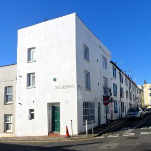 Housing at Little Western Street, Brighton (October 2013)