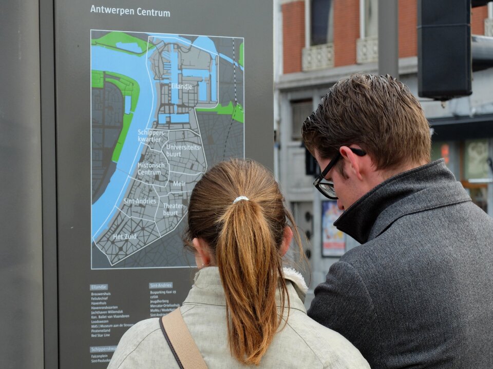 Hiking city ​​tour old town