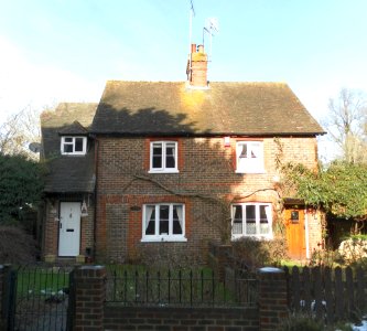 Housing in Crawley - Cottages near St Margaret's Church, Ifield photo