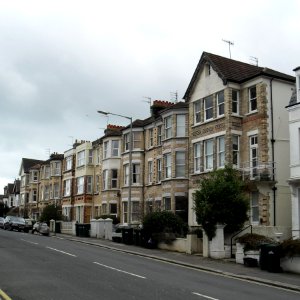 Housing on Fonthill Road, Hove (February 2011)
