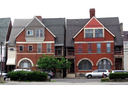Houses on Sidney Street, South Side, 2021-07-02, 01