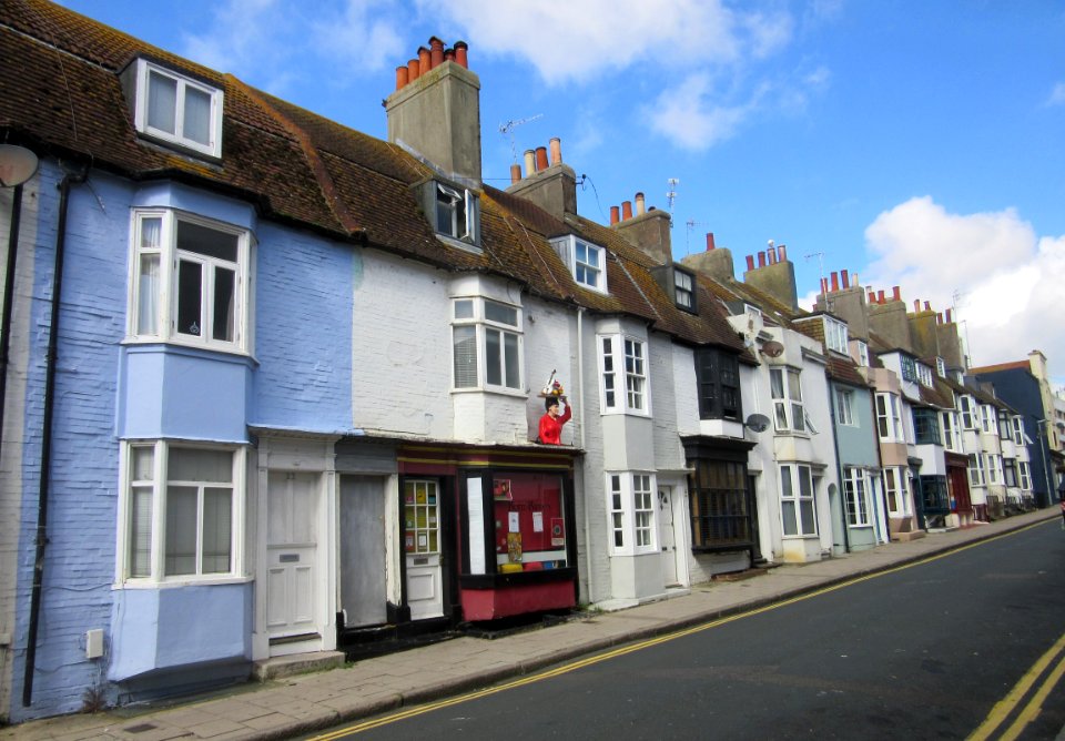 Housing on West side of George Street, Kemptown, Brighton (September 2015)