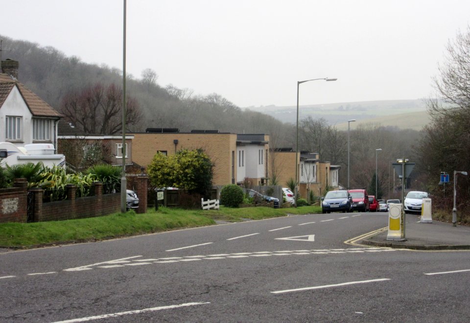 Housing on site of Brethren Meeting Room, Vale Avenue, Patcham (December 2016)