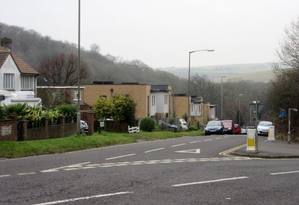 Housing on site of Brethren Meeting Room, Vale Avenue, Patcham (December 2016)