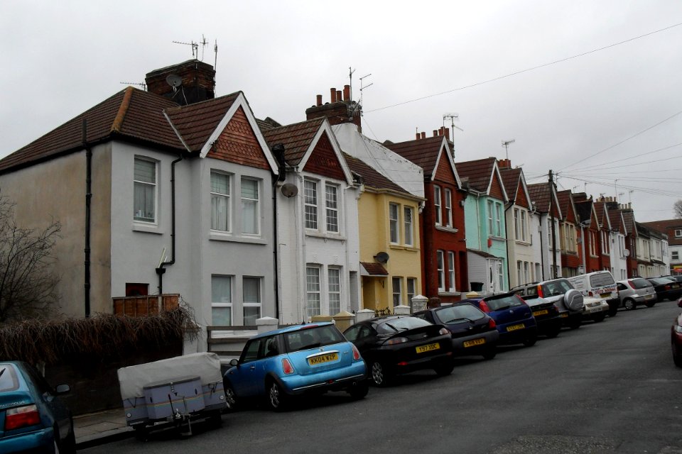 Housing on Shanklin Road, Brighton (January 2011)
