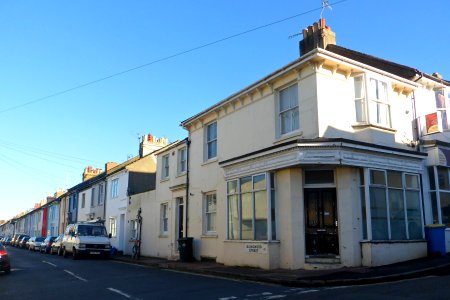 Housing on Islingword Street, Hanover, Brighton (January 2014)