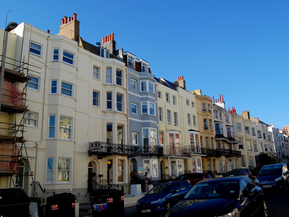 Housing on West side of Lower Rock Gardens, Brighton (September 2018)