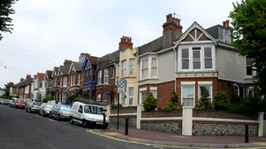 Housing on Queen's Park Rise, Brighton (July 2010)