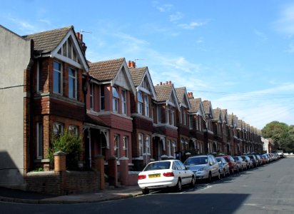 Housing on Tillstone Street, Brighton (July 2010)