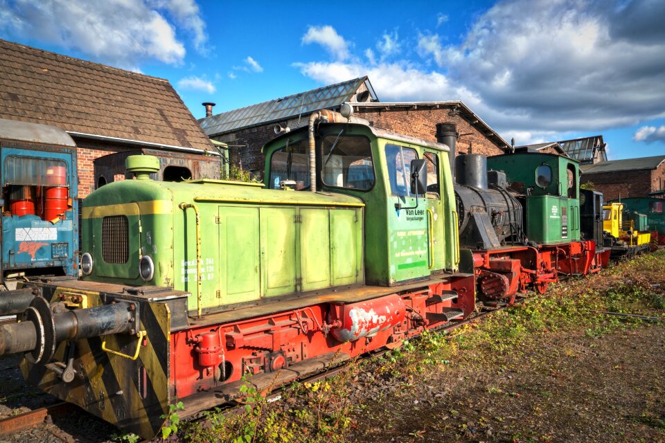 Locomotive rail traffic train