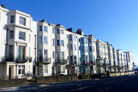 Housing on East side of Lower Rock Gardens, Kemptown, Brighton (March 2014)