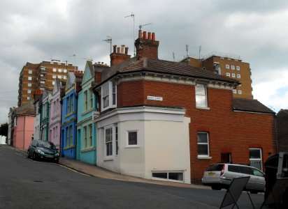 Housing at Carlton Hill, Brighton (December 2011)