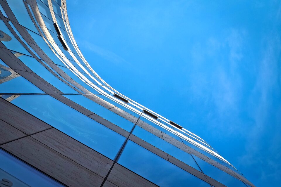 Skyscraper facade glass
