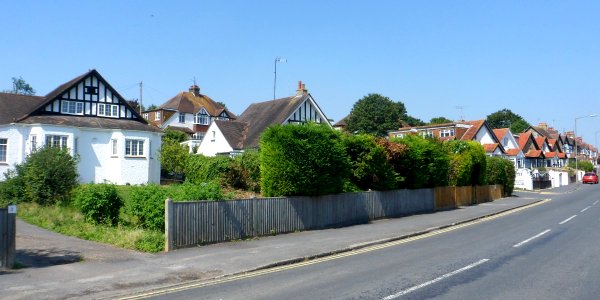 Housing on West side of Winfield Avenue, Patcham (August 2013)