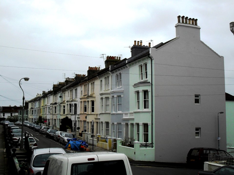 Housing on Vere Road, Round Hill, Brighton (January 2011)