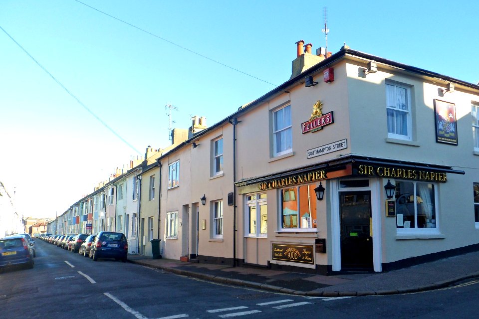 Housing on Southampton Street, Hanover, Brighton (January 2014)