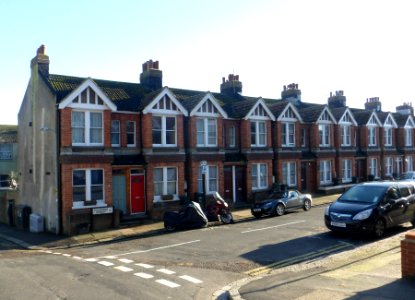 Housing on Tillstone Street, Brighton (January 2014)