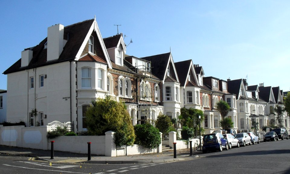 Housing on North side of Fonthill Road, Hove (October 2010)
