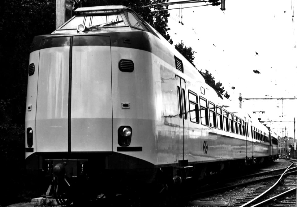 HUA-151964-Afbeelding van een electrisch treinstel Plan Z ICM 0 van de NS