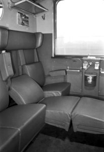 HUA-152104-Interieur 2e klasse van het rijtuig nr AB 7378 plan K serie AB 7351 7380 van de NS te Amsterdam