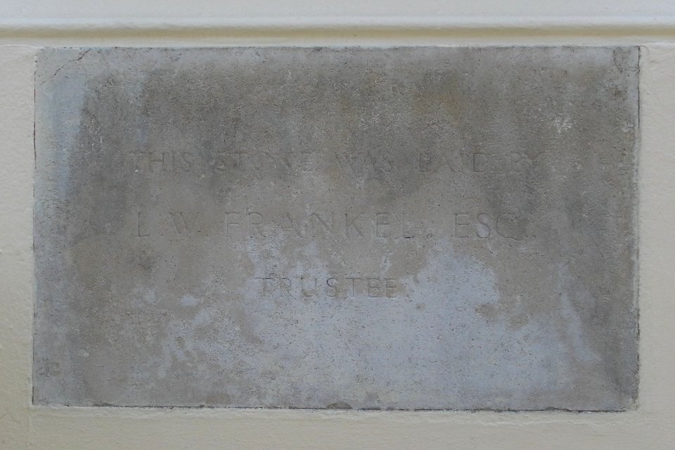 Hove Hebrew Congregation Synagogue, Holland Road, Hove (Foundation Stone) (2)