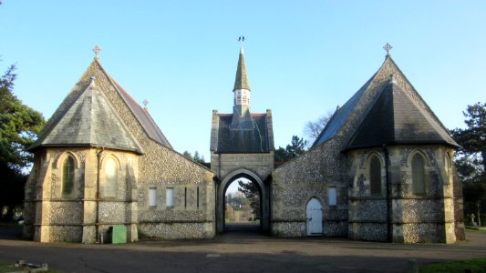 Hove Cemetery Chapel, Old Shoreham Road, Hove (December 2016) (5)