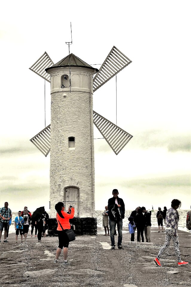 Swinoujscie staw mills tower