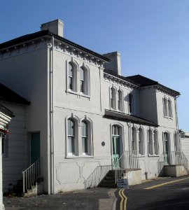 Hove Railway Station, Goldstone Villas, Hove (October 2010) (Old Ticket Office facing Station Approach)