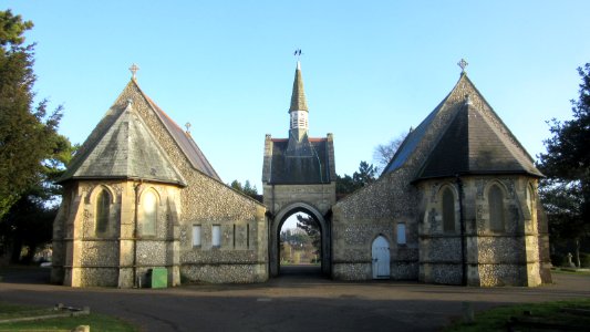 Hove Cemetery Chapel, Old Shoreham Road, Hove (December 2016) (4)
