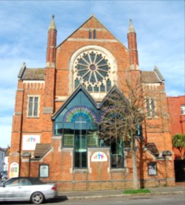 Hove Methodist Church, Portland Road, Hove (NHLE Code 1298647) (March 2020) (5)