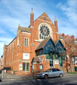 Hove Methodist Church, Portland Road, Hove (NHLE Code 1298647) (March 2020) (3)