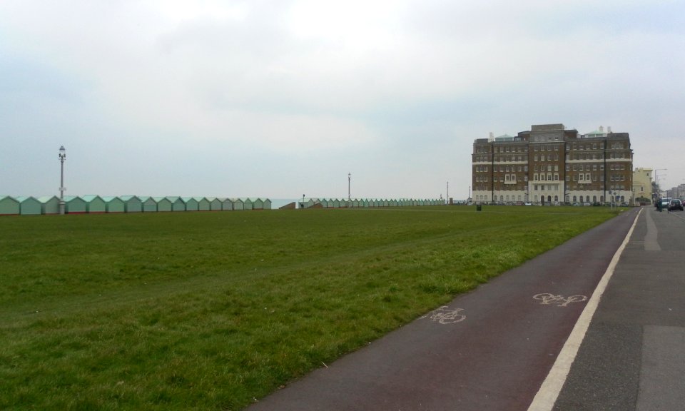 Hove Lawns and Courtney Gate, Kingsway, Hove (February 2013)