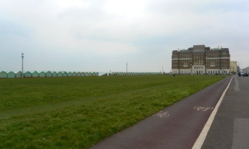 Hove Lawns and Courtney Gate, Kingsway, Hove (February 2013)