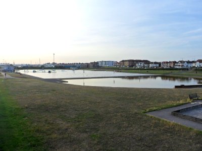 Hove Lagoon and the Western Lawns, Kingsway, Hove (August 2013) (1)
