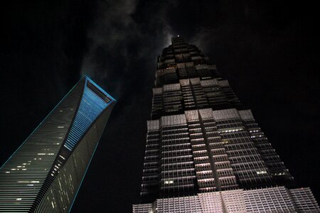 Grand hyatt shanghai world financial center black world photo