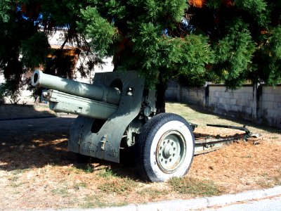 Howitzer 155 mm mle 1917 CS, Tanks in the Musée des Blindés, France, pic-1