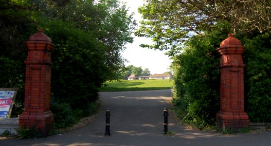 Hove Recreation Ground, Old Shoreham Road, Hove (May 2018) (Entrance Piers)
