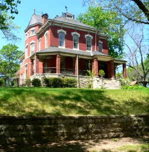 Howe house (Atchison KS) from ESE 2 long