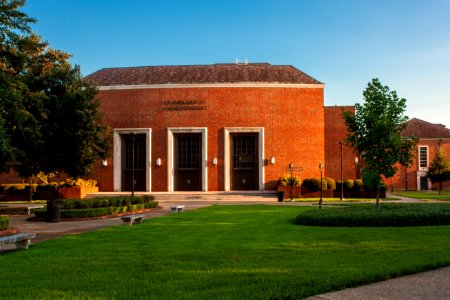 Howard Auditorium from Quad