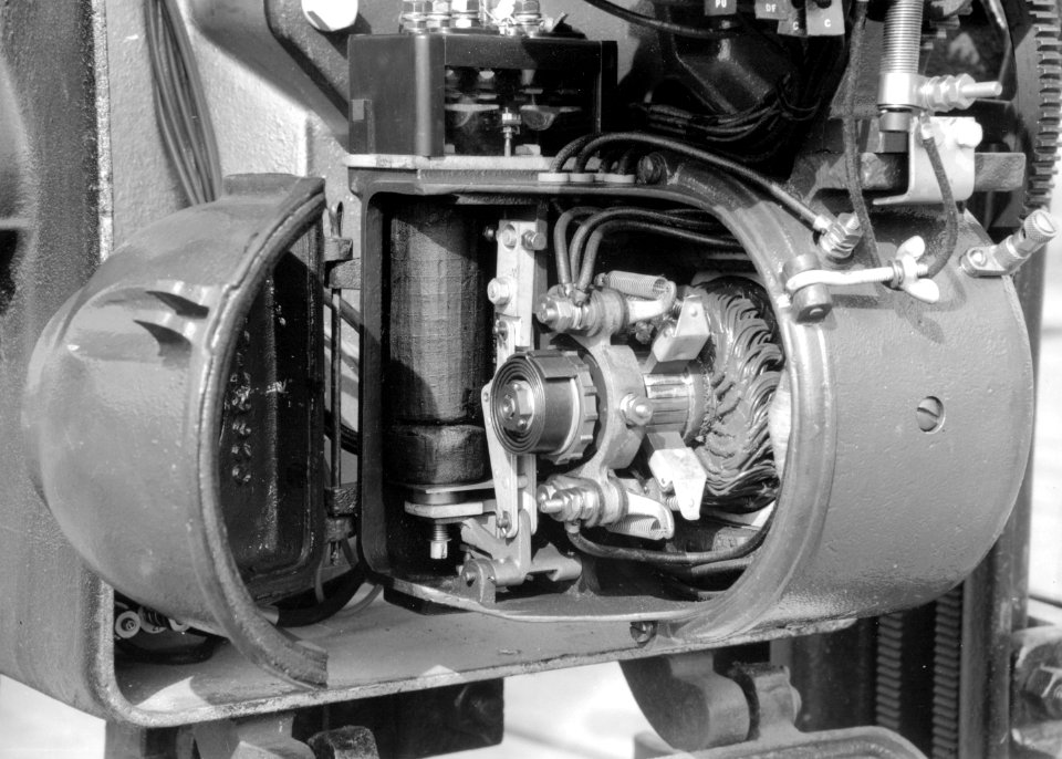 HUA-171441-Afbeelding van een AHOB-steller van de N.S. te Horst-Sevenum. N.B. De foto maakt deel uit van een serie foto's met technische installaties van het seinwezen