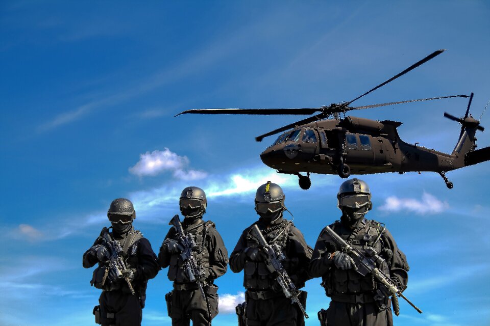 Military war attack