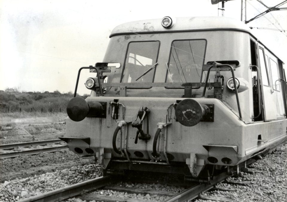 HUA-169722-Afbeelding van de Plassermatic Spezial stopmachine van de N.S. te Hoek van Holland