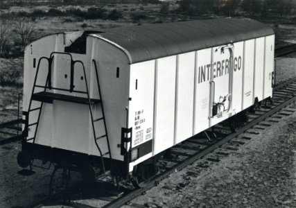 HUA-170922-Afbeelding van de koelwagen nr. 11 84 801 9 539-5(type Ibces) van N.S. - Interfrigo op het terrein van de Hoofdwerkplaats te Amersfoort