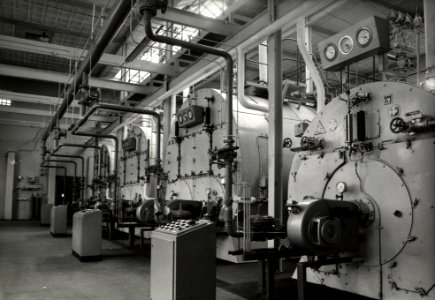 HUA-169909-Interieur van de hoofdwerkplaats van de N.S. te Tilburg- ketelhuis