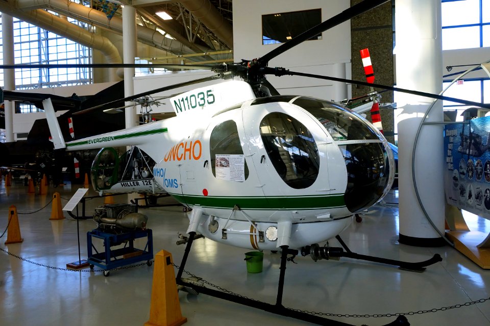 Hughes MD 500D helicopter, 1963 - Evergreen Aviation & Space Museum - McMinnville, Oregon - DSC00919
